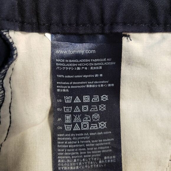 Tommy Hilfiger navy blue shorts with anchor pattern, SIZE 8 - Picture 7 of 7